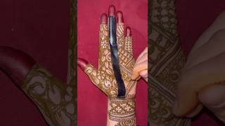 Cello tape Mehndi design hennadesign mehndi shotrs yputubeshorts [upl. by Thibault972]