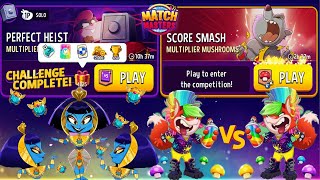 MULTIPLIER MADNESS SOLO CHALLENGE PERFECT HEIST SCORE 4825 POINTS  SCORE SMASH  Match Masters [upl. by Brine]