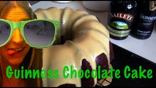 Guinness Chocolate Cake  Five Minute Pastry School [upl. by Iow]