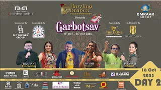 Garbotsav 2023 Live  Day 2  Dazzling Drapes Decor  Eventography Omkar Group  Navratri 2023 Live [upl. by Shaddock]