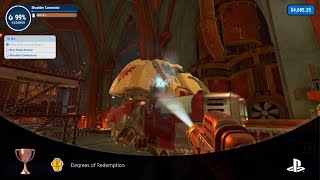 PowerWash Simulator Degrees of Redemption Trophy Warhammer 40k PlayStation 5 PS5 [upl. by Elcin541]