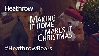 Official Heathrow 2018 Christmas Advert  The Heathrow Bears Return  HeathrowBears [upl. by Tega]