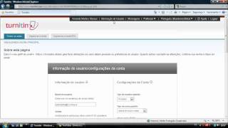 1 Turnitin Tela inicial e primeiros passos [upl. by Romilda]