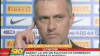 Mourinho vs Sconcerti [upl. by Ymorej]