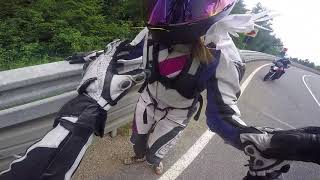 Motorcycle slip crash  Viral Video UK [upl. by Major]