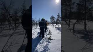 Spring retreat snowshoeing [upl. by Bernardine]