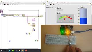 Comunicación ARDUINO y LabVIEW 6  Entrada Analogica [upl. by Ayotahs]