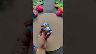 DIY Doremon clay cartoon 🖌️😍 diy artndcraft claycraft creativity shorts yt [upl. by Tray919]