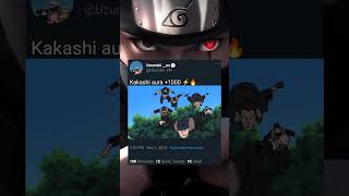 Kakashi aure 1000 ⚡🔥naruto anime shorts [upl. by Gunther]