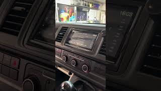 VW Transporter T6 Audio Upgrade Wireless CarPlay DMX7722DABS vwtransporter caraudio carplay [upl. by Noffets]