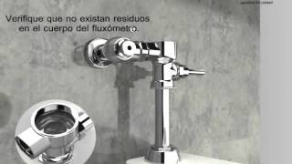 Instalación de un fluxómetro para sanitario [upl. by Francis]