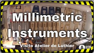 Millimetric Instruments visite express atelier du luthier Florian Schneider [upl. by Areema]