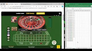 roulette street strategy winning on live dealer and RNG 4 spins to win [upl. by Einra]