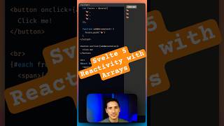 Svelte 5 Reactivity with Arrays svelte sveltekit coding programming [upl. by Eneleoj907]