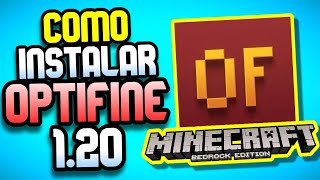 Como INSTALAR OPTIFINE para MINECRAFT PE 120  Minecraft Bedrock [upl. by Kimble]