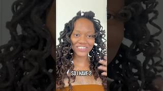 Revealing my CURLY locs using the perm rod method [upl. by Yram775]