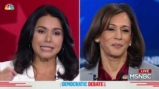 Tulsi Gabbard Goes After Democratic Party in Debate With Kamala Harris  NBC New York [upl. by Tory]