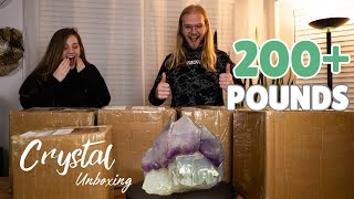 Unboxing Over 200 Pounds of Crystals [upl. by Fransis]