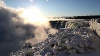 Lo spettacolo delle Cascate del Niagara ghiacciate [upl. by Boland]