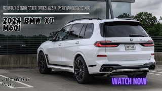 2024 BMW X7 M60i Review is this Best 7 Seater Luxury SUV Better than 2024 Range Rover Sport [upl. by Stargell485]