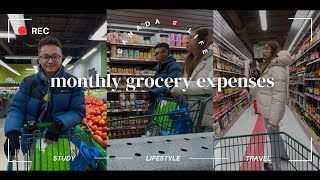 MAGKANO BA ANG MONTHLY GROCERY  INTERNATIONAL STUDENTS IN CANADA [upl. by Ho560]