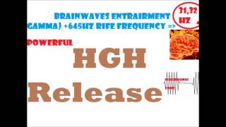 HGHMusic 10BWE 3132hzHF 645hzPituitary stimulation to release growth hormone [upl. by Tildy]