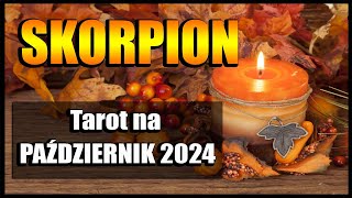 🍁SKORPION TAROT HOROSKOP PAŹDZIERNIK 2024🍁 [upl. by Stephannie]