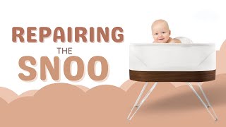 How to fix the SNOO baby bassinet stopped or jerky movements [upl. by Odrareve]