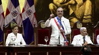 Discurso Toma de Posesión Presidente Luis Abinader 16 agosto 2024 [upl. by Ledua4]