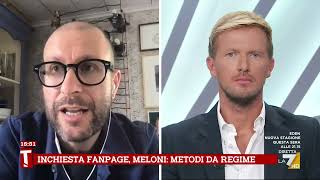 FanPage Cancellato risponde a Meloni quotLinchiesta più grossa su PD e Soumahoro Giornalismo [upl. by Dnomsad322]