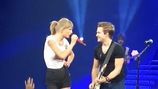 Taylor Swift amp Hunter Hayes  I Want Crazy Live at Bridgestone Arena on 92113 [upl. by Sharia]