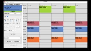 Free College Schedule MakerBuilder Link in description [upl. by Ker]