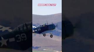 P40 P51 Yak3 and SBD Dauntless taking off for an airshow [upl. by Mishaan640]