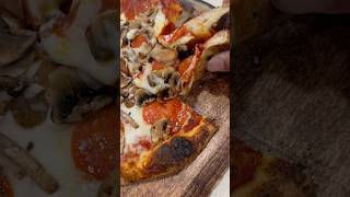 Pepperoni and Mushrooms  Classic food pizza mukbang asmr [upl. by Rosen59]