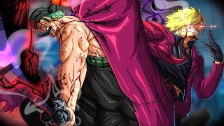 ONE PIECE「 A M V 」ZORO AND SANJI VS KING AND QUEEN FULL FIGHT [upl. by Rollie]