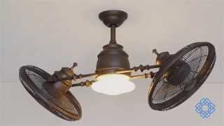 Minka Aire Vintage Gyro Ceiling Fan  Bellacor [upl. by Vedette992]