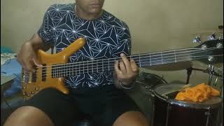 solange almeida deita na br  bass cover [upl. by Suiravad]