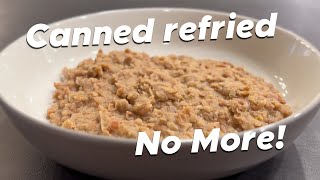 How to Make Quick Healthy amp Delicious Refried Beans [upl. by Leggett]