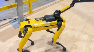 IMTS 2024 Chicago like a robot city Boston dynamics Yaskawa Nachi Kawasaki Google Microsoft [upl. by Aerised]