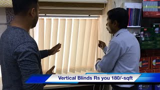 Window Blinds Details video in Hindi  vertical Blinds  Zebra Blinds Roller Blinds Details [upl. by Naej180]