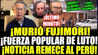 ¡LO ULTIMO ALBERTO FUJIMORI MU3RE TRAS COMPLICARSE SU ESTADO DE SALUD FAMILIA PIDIO UN SACERDOTE [upl. by Yornek]