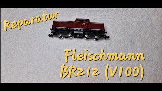 Reparatur Fleischmann BR212 V100 Modelleisenbahn Spur N [upl. by Harriot]