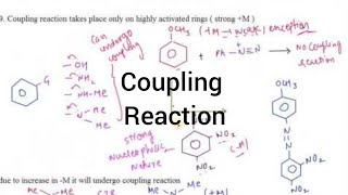 Coupling Reactions I Amines I Particles Academy [upl. by Terza]