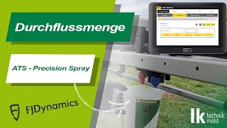 FJ Dynamics ATS Precision Spray  Durchflussmenge kalibrieren [upl. by Noryak862]