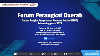 Forum PD dalam Rangka Penyusunan Rencana Kerja RENJA Tahun Anggaran 2024 [upl. by Nafis]