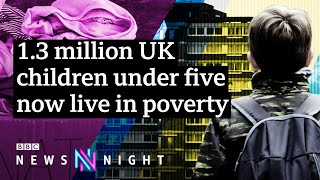 Why are so many children living in poverty in the UK  BBC Newsnight [upl. by Sidalg762]