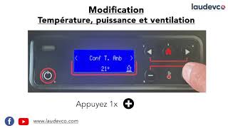 Température puissance et ventilation chez Cadel  TUTO LAUDEVCO [upl. by Hcire]