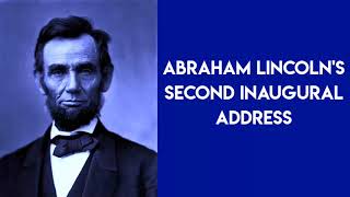 Abraham Lincolns Second Inaugural Address  Audiobooks Youtube Free [upl. by Eelahc945]