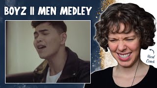 Vocal Coach reacts to Daryl Ong singing Boyz II Men Medley [upl. by Fatma872]