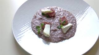 ICIFs Recipes  Risotto “La Barbera” Bra sausage creamed with Robiola cheese [upl. by Manolo]